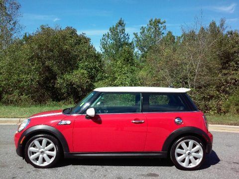 Chili Red Mini Cooper S Hardtop.  Click to enlarge.