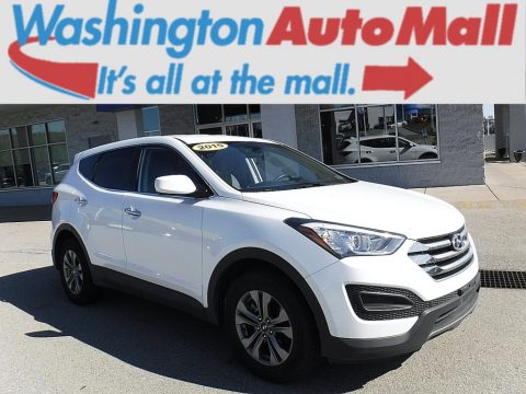 Frost White Pearl Hyundai Santa Fe Sport 2.4 AWD.  Click to enlarge.