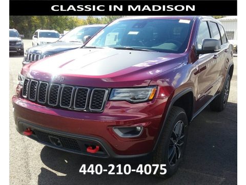 Velvet Red Pearl Jeep Grand Cherokee Trailhawk 4x4.  Click to enlarge.