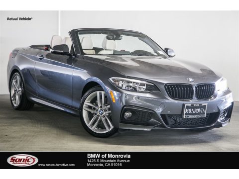 Mineral Grey Metallic BMW 2 Series 230i Convertible.  Click to enlarge.
