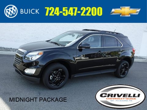Mosaic Black Metallic Chevrolet Equinox LT AWD.  Click to enlarge.