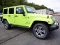 Front 3/4 View of 2017 Jeep Wrangler Unlimited Sahara 4x4 #8