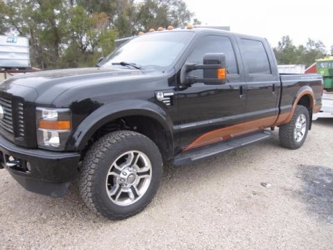 Black Ford F350 Super Duty FX4 Crew Cab 4x4.  Click to enlarge.