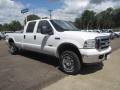 Front 3/4 View of 2006 Ford F250 Super Duty XLT Crew Cab 4x4 #2