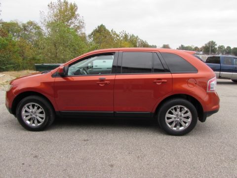 Blazing Copper Metallic Ford Edge SEL Plus.  Click to enlarge.
