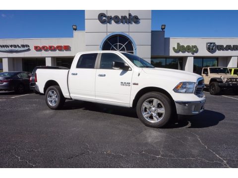 Bright White Ram 1500 Big Horn Crew Cab 4x4.  Click to enlarge.