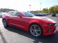 Front 3/4 View of 2017 Chevrolet Camaro SS Coupe #4