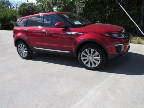 Firenze Red Metalllic Land Rover Range Rover Evoque HSE.  Click to enlarge.