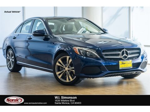 Brilliant Blue Metallic Mercedes-Benz C 300 Sedan.  Click to enlarge.