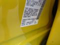 Nissan Color Code EAZ Solar Flare Yellow #14