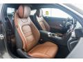  2017 Mercedes-Benz C Saddle Brown/Black Interior #2