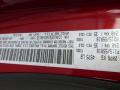 Jeep Color Code PRP Deep Cherry Red Crystal Pearl #12