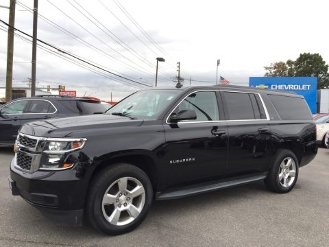 Black Chevrolet Suburban LT 4WD.  Click to enlarge.