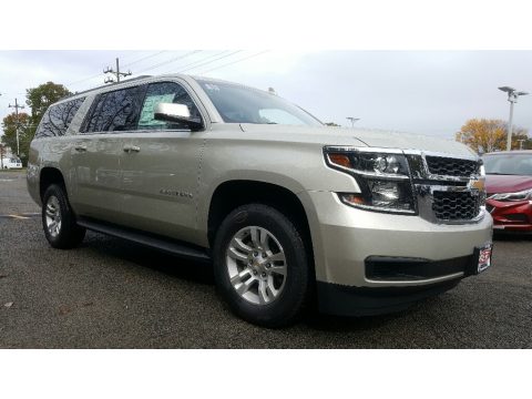 Champagne Silver Metallic Chevrolet Suburban LT 4WD.  Click to enlarge.