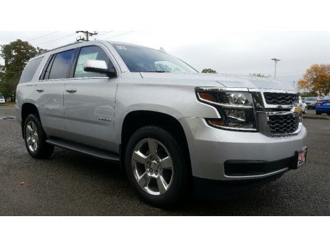 Silver Ice Metallic Chevrolet Tahoe LS 4WD.  Click to enlarge.