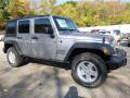Front 3/4 View of 2017 Jeep Wrangler Unlimited Sport 4x4 #8