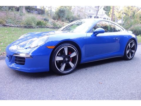 Club Blau, Blue Paint to Sample Porsche 911 GTS Club Coupe.  Click to enlarge.