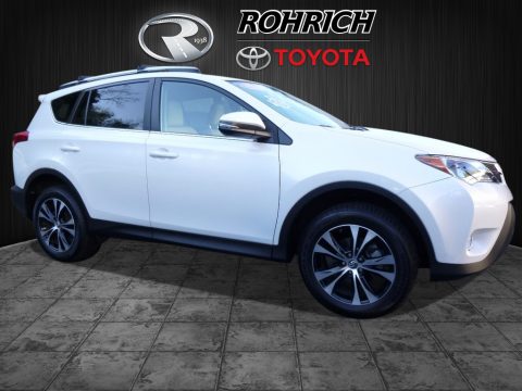 Super White Toyota RAV4 Limited AWD.  Click to enlarge.