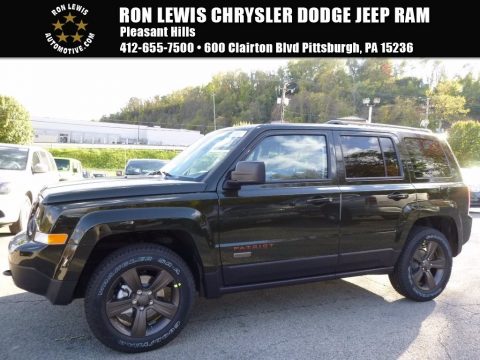 Recon Green Jeep Patriot 75th Anniversary Edition 4x4.  Click to enlarge.