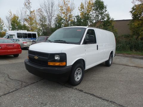 Summit White Chevrolet Express 2500 Cargo WT.  Click to enlarge.