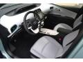  2017 Toyota Prius Moonstone Gray Interior #5