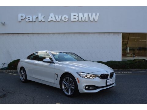 Mineral White Metallic BMW 4 Series 435i xDrive Coupe.  Click to enlarge.