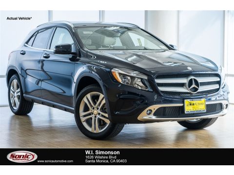 Lunar Blue Metallic Mercedes-Benz GLA 250 4Matic.  Click to enlarge.