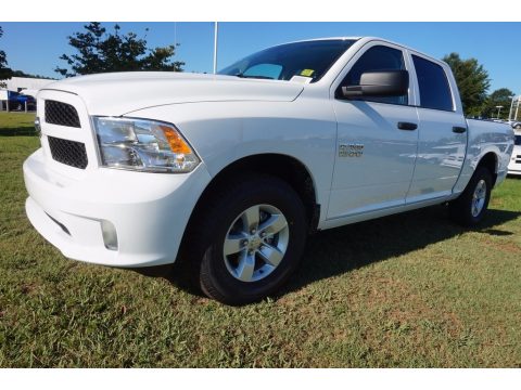Bright White Ram 1500 Express Quad Cab.  Click to enlarge.