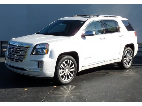 White Frost Tricoat GMC Terrain Denali AWD.  Click to enlarge.