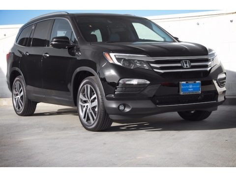 Crystal Black Pearl Honda Pilot Elite AWD.  Click to enlarge.