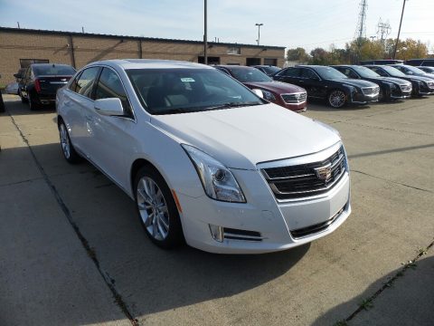 Crystal White Tricoat Cadillac XTS Luxury AWD.  Click to enlarge.