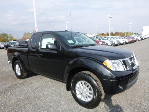 Magnetic Black Nissan Frontier SV King Cab 4x4.  Click to enlarge.