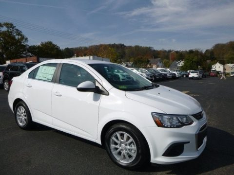 Summit White Chevrolet Sonic LT Sedan.  Click to enlarge.