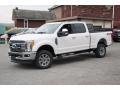Front 3/4 View of 2017 Ford F250 Super Duty Lariat Crew Cab 4x4 #1