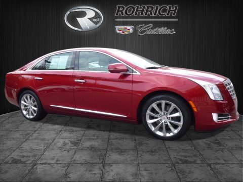 Crystal Red Tincoat Cadillac XTS Luxury AWD.  Click to enlarge.