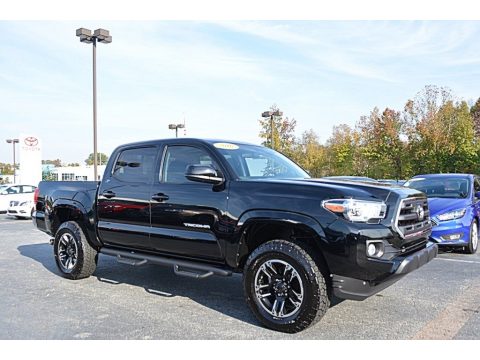 Black Toyota Tacoma TRD Off-Road Double Cab.  Click to enlarge.