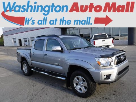 Silver Sky Metallic Toyota Tacoma V6 TRD Sport Double Cab 4x4.  Click to enlarge.