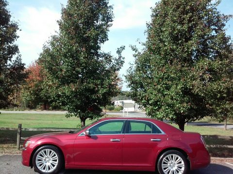 Deep Cherry Red Crystal Pearl Chrysler 300 C.  Click to enlarge.