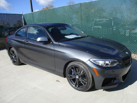 Mineral Grey Metallic BMW 2 Series M240i xDrive Coupe.  Click to enlarge.