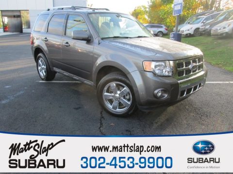 Sterling Gray Metallic Ford Escape Limited V6.  Click to enlarge.
