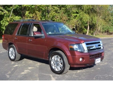 Royal Red Metallic Ford Expedition Limited 4x4.  Click to enlarge.