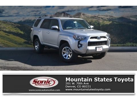 Classic Silver Metallic Toyota 4Runner Trail Premium 4x4.  Click to enlarge.