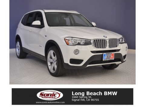 Alpine White BMW X3 sDrive28i.  Click to enlarge.
