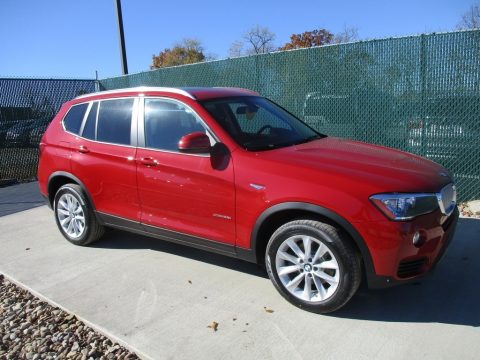 Melbourne Red Metallic BMW X3 xDrive28i.  Click to enlarge.