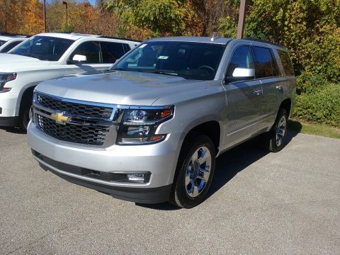 Silver Ice Metallic Chevrolet Tahoe LT 4WD.  Click to enlarge.
