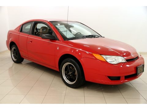 Chili Pepper Red Saturn ION 2 Quad Coupe.  Click to enlarge.