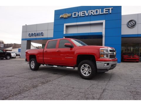 Victory Red Chevrolet Silverado 1500 LT Crew Cab.  Click to enlarge.