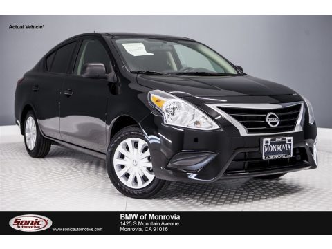 Super Black Nissan Versa 1.6 S Sedan. Click to enlarge. Super Black Nissan Versa 1.6 S Sedan. Click to enlarge.