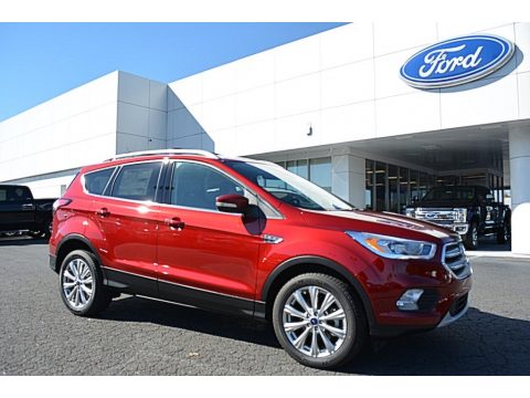 Ruby Red Ford Escape Titanium.  Click to enlarge.