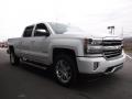 Front 3/4 View of 2017 Chevrolet Silverado 1500 High Country Crew Cab 4x4 #8